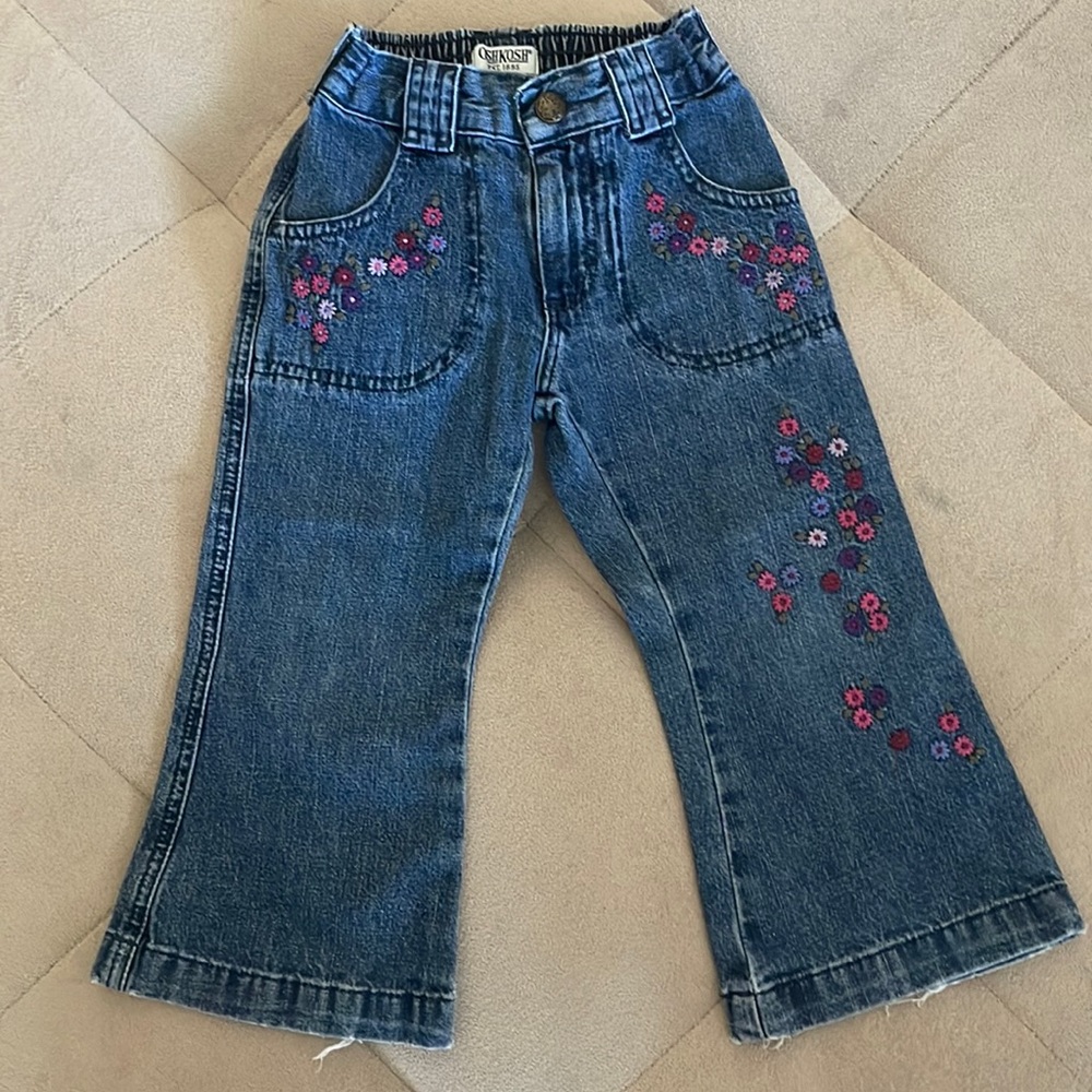 Oshkosh blue jeans.  Size 24 months